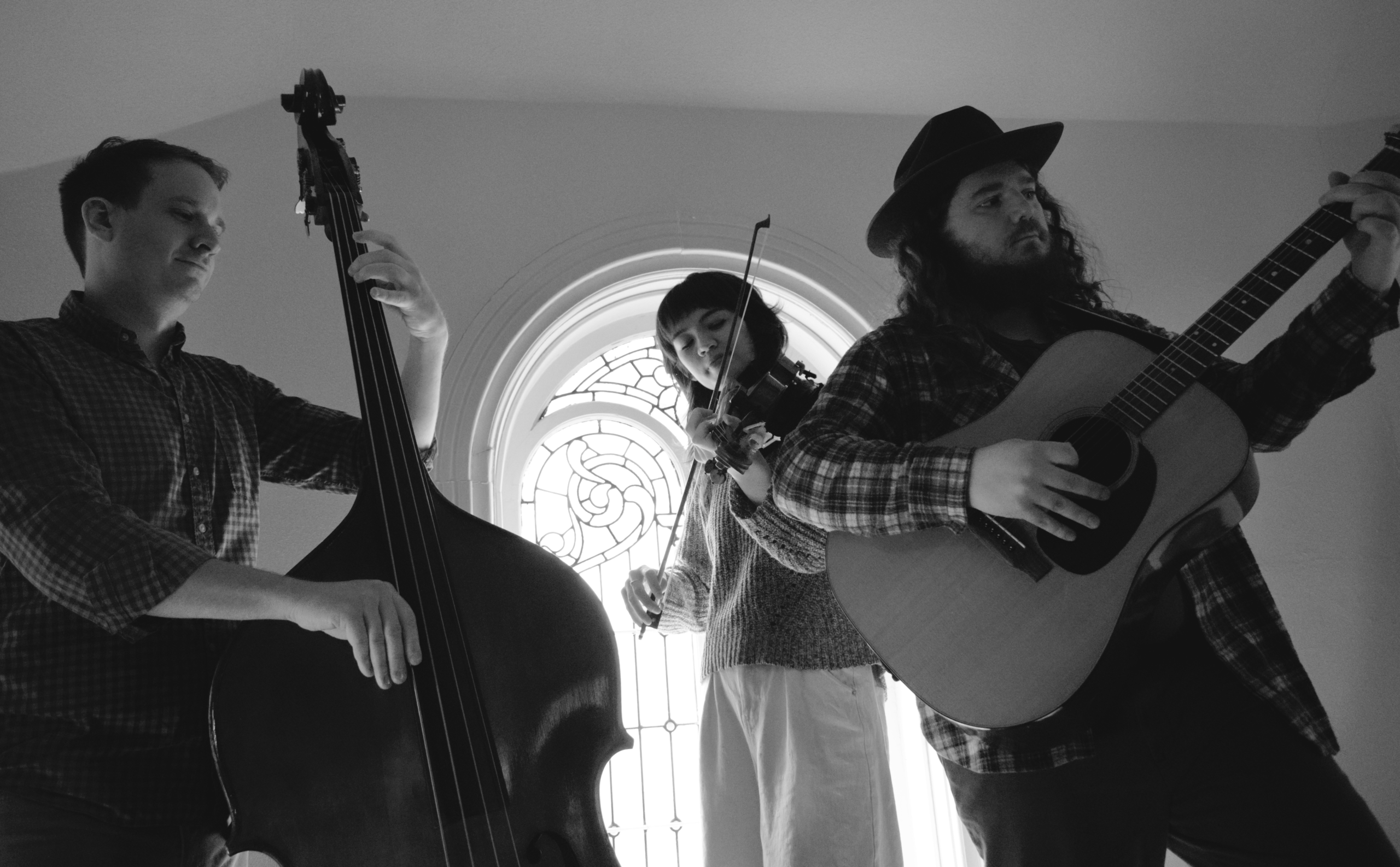 photo featuring Ben Traverse and The Little River Stringband